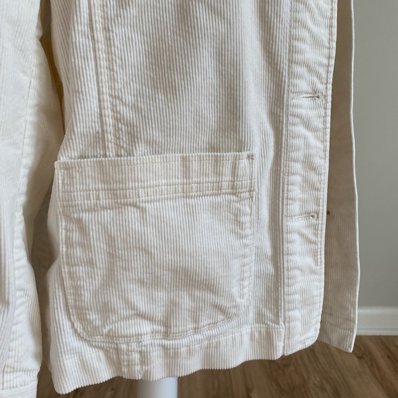 Talbots Cream Button-Up Jacket - Picture 4 of 10